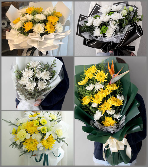 河南周口鹿邑县宋河镇白事花束代送